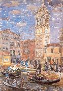 Maurice Prendergast Santa Maria Formosa Venice oil painting